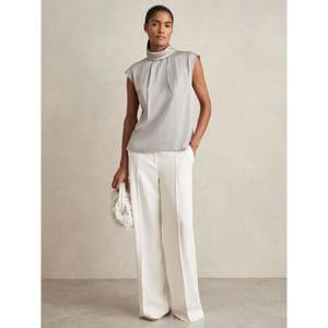 REISS DANIA High Neck Shell Top